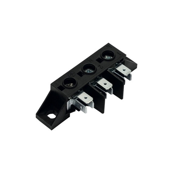 SCREW TO TAB TERMINAL BLOCK WITH 3 POLES KL110