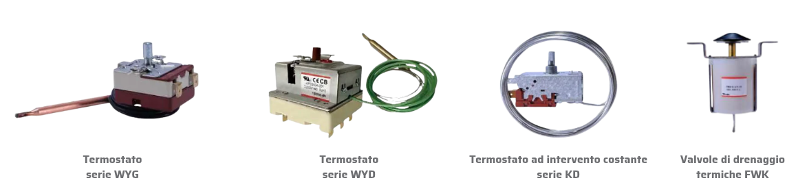 Nuovi Termostati a Bulbo e Capillare
