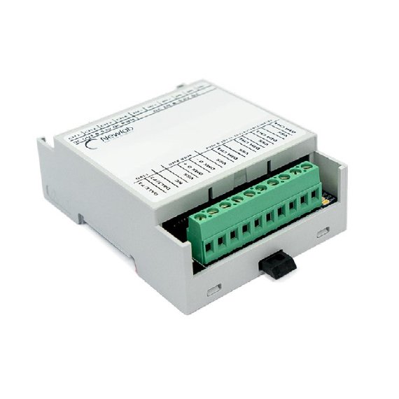 Dimmer 4 canali in tensione con ingresso RF, 4 ingressi Push per show programmati e controllo tramite Bluetooth